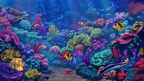 AAA Dynamic Scenes - Amazing Coral Reef Dynamic Scene