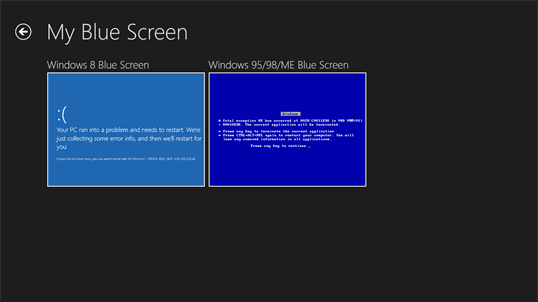 My Blue Screen screenshot 1