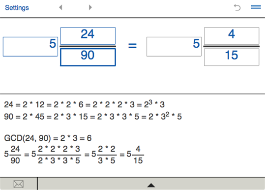 Simplifying Fractions screenshot 4