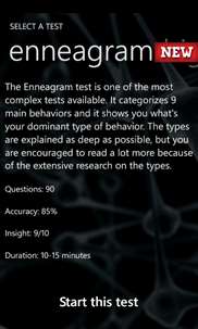 Personality Test screenshot 1