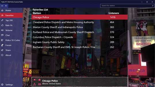 Radio 911 USA Police Scanner Radio screenshot 5