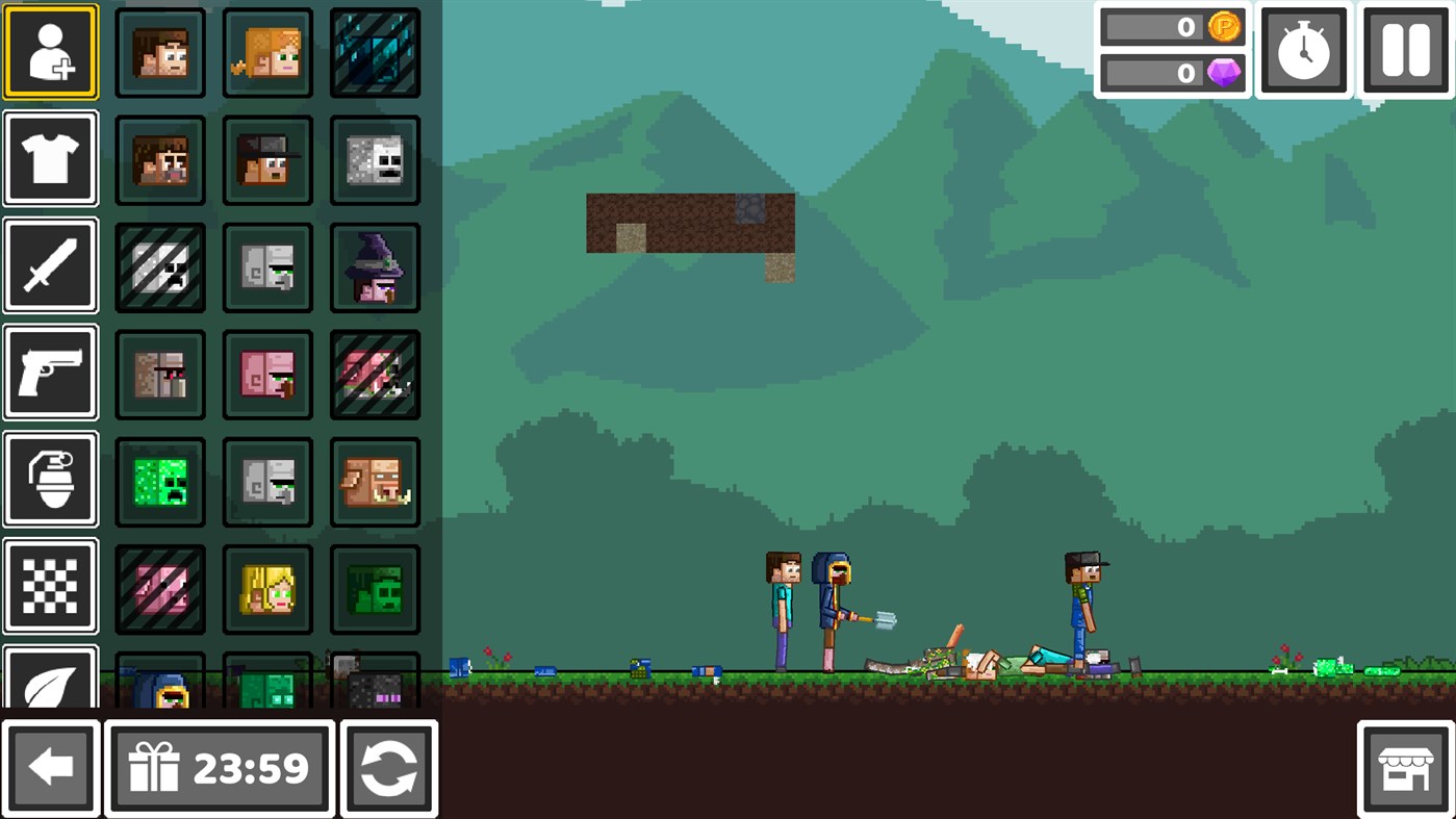 #3. Block Craft Sandbox (Windows) Podle: Nano Ent