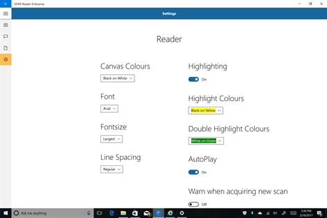 KNFB Reader Screenshot