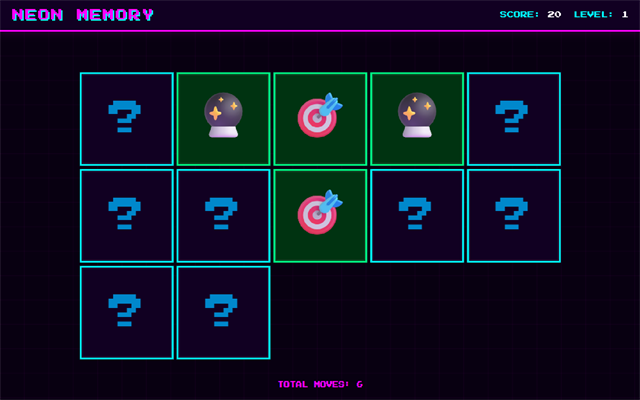 Neon Memory screenshot 3