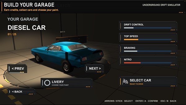 Underground Drift Simulator — 2
