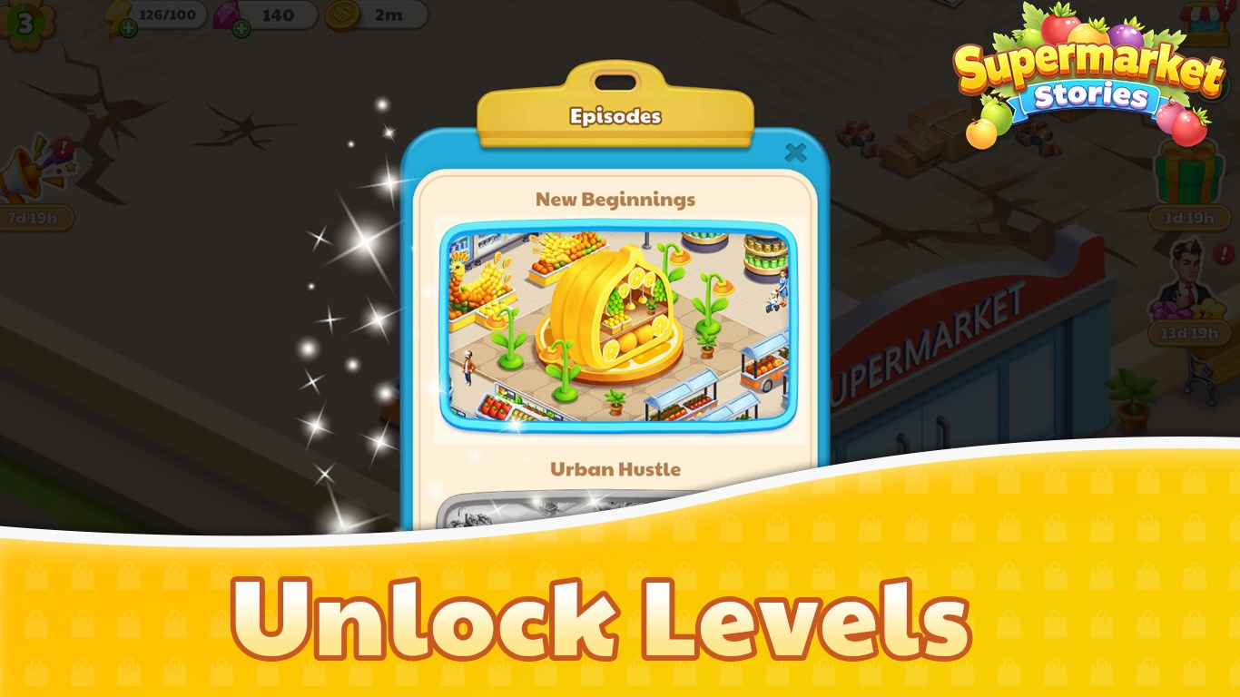 Supermarket Stories: Merge & Manage screenshot