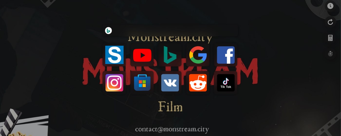 Monstream Photo New Tab