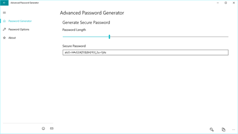Advanced Password Generator Screenshots 1