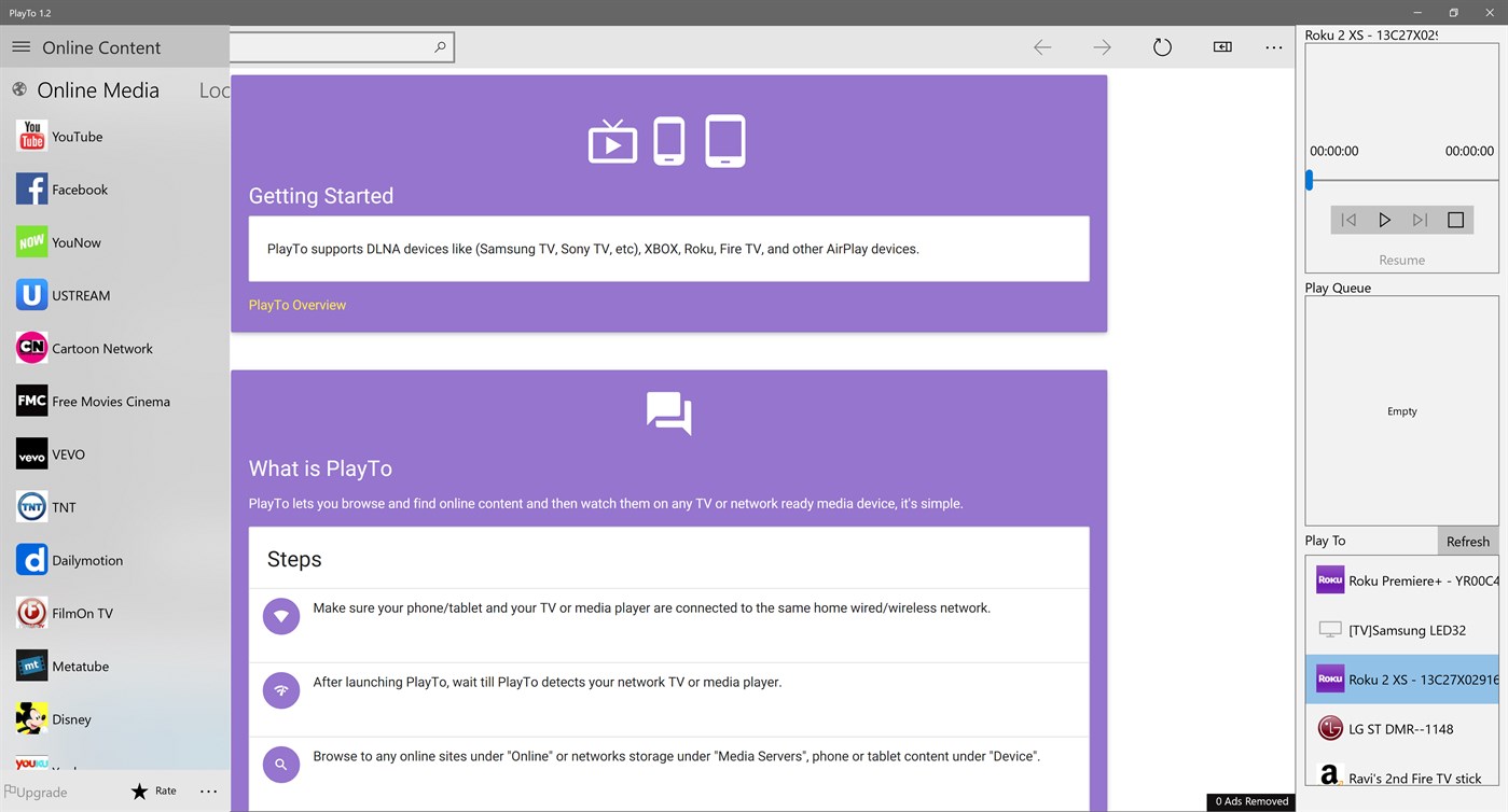 #1. PlayTo TV (Windows) Podle: Dayglows Inc