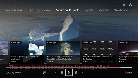 Your News, a Microsoft Garage project Screenshot