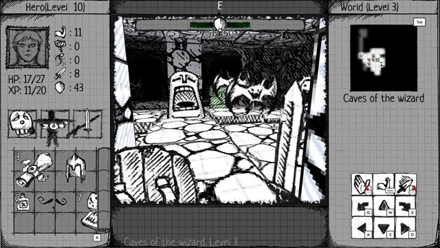 Drawngeon: Dungeons of Ink and Paper screenshot 1