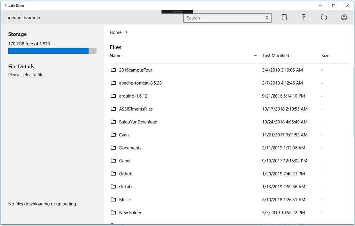 #2. Private Drive (Windows) Podle: Fangming Ning