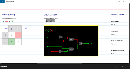 Boolean Algebra screenshot 3