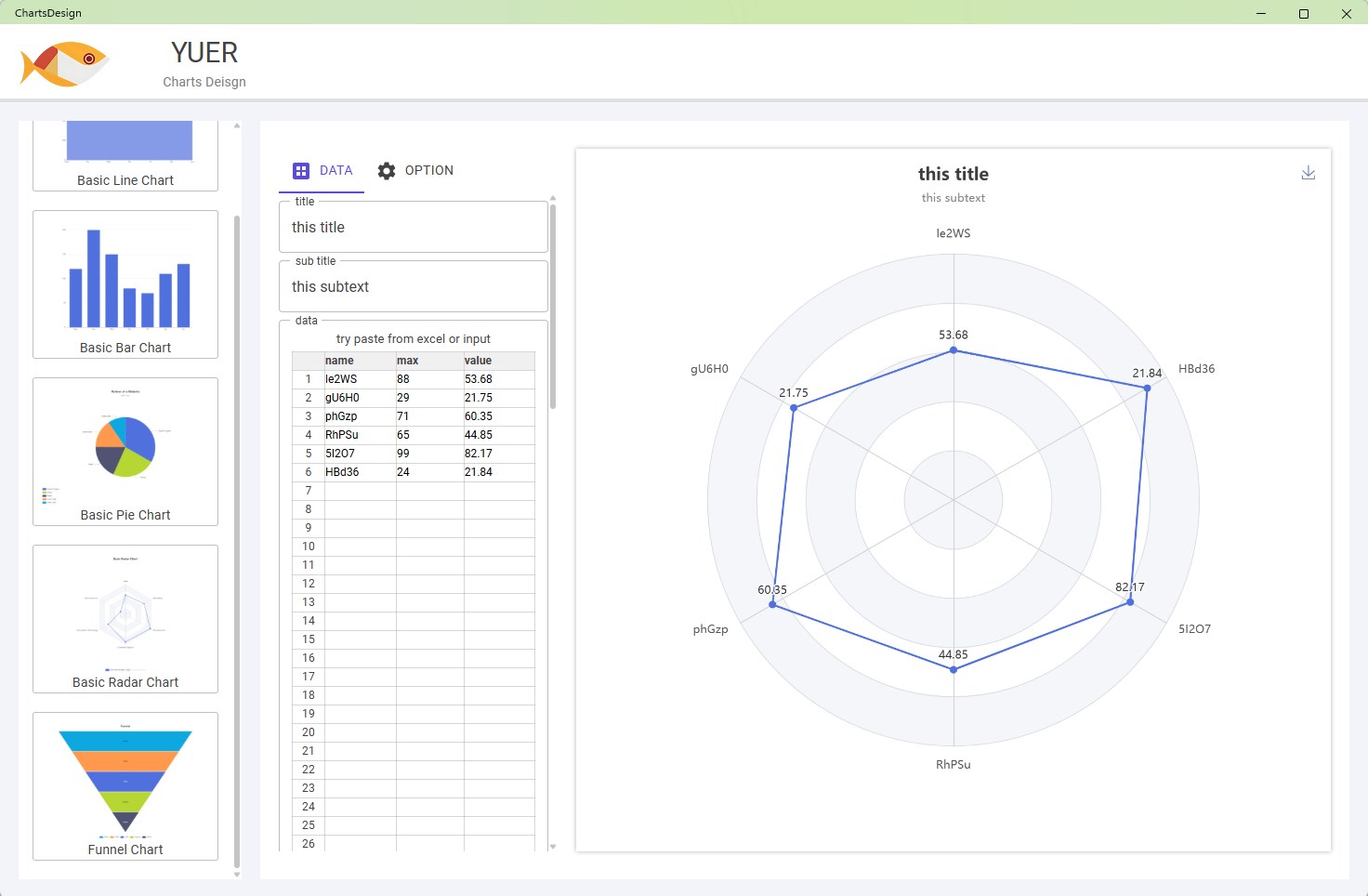 Chart Gallery Standard 5　for windows QY charts design - Free download and install on Windows