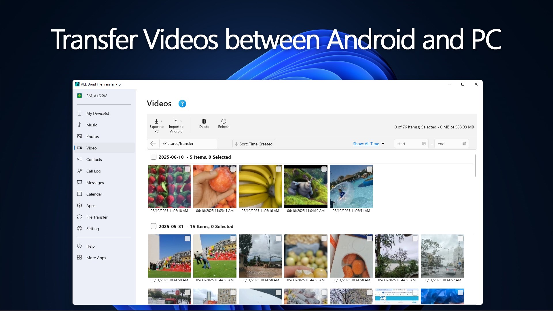 ALL Droid File Transfer Pro screenshot