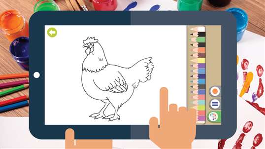 Coloring book for kids animals screenshot 9