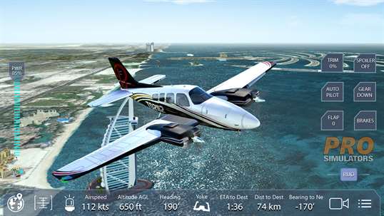Pro Flight Simulator Dubai 4K Edition screenshot 2