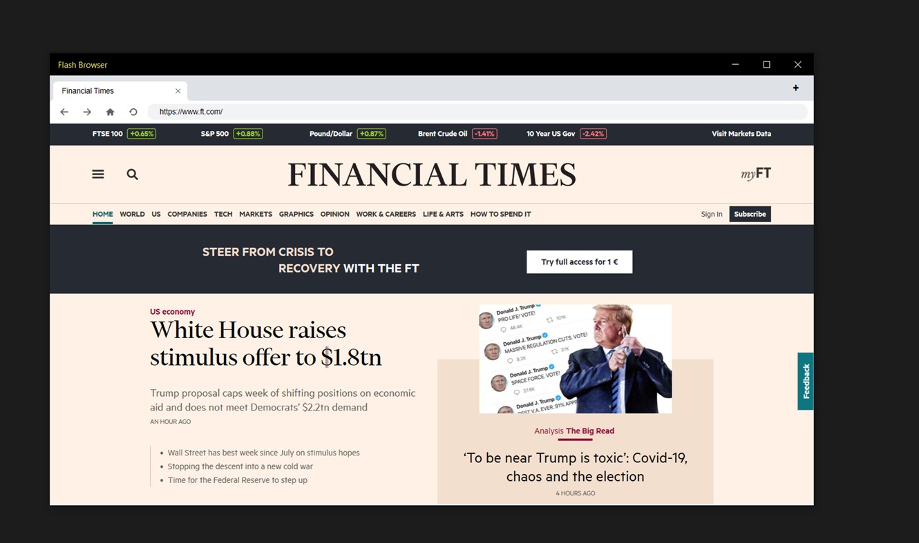 #1. Flash Browser (Windows) Podle: FreshJuice