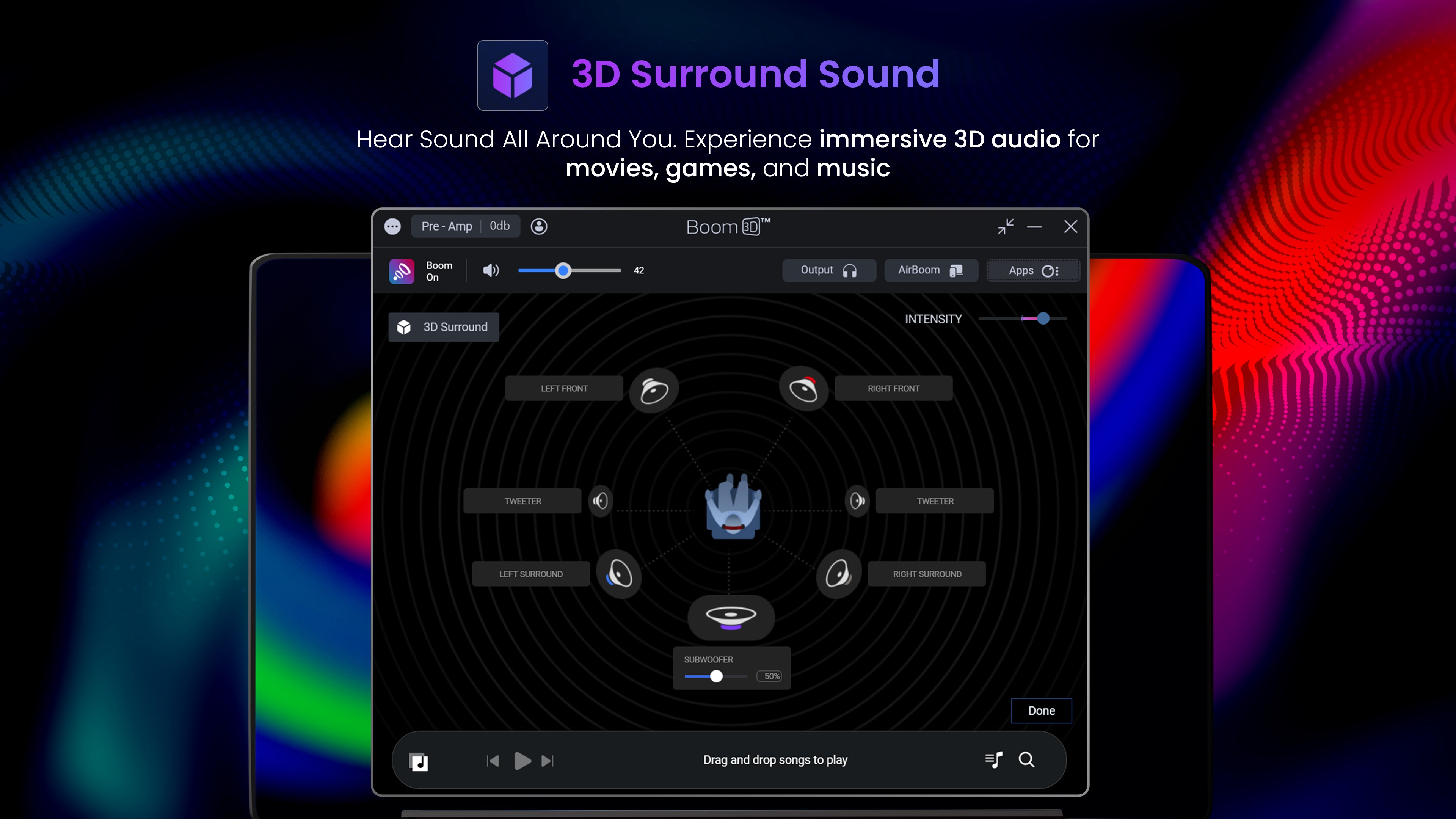 Boom 3D: Audio Enhancer, Equalizer & Bass screenshot