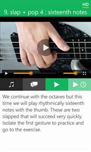 Slap Bass Lessons Beginners LITE screenshot 3