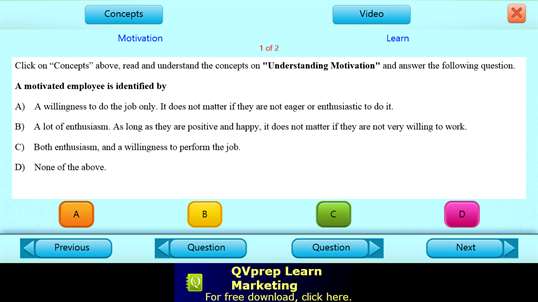 QVprep Lite Learn Human Resources Management screenshot 4