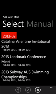 Swim Meet Results screenshot 2