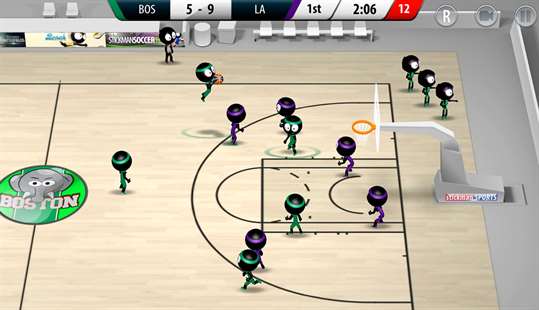 Stickman Basketball 2017 screenshot 4