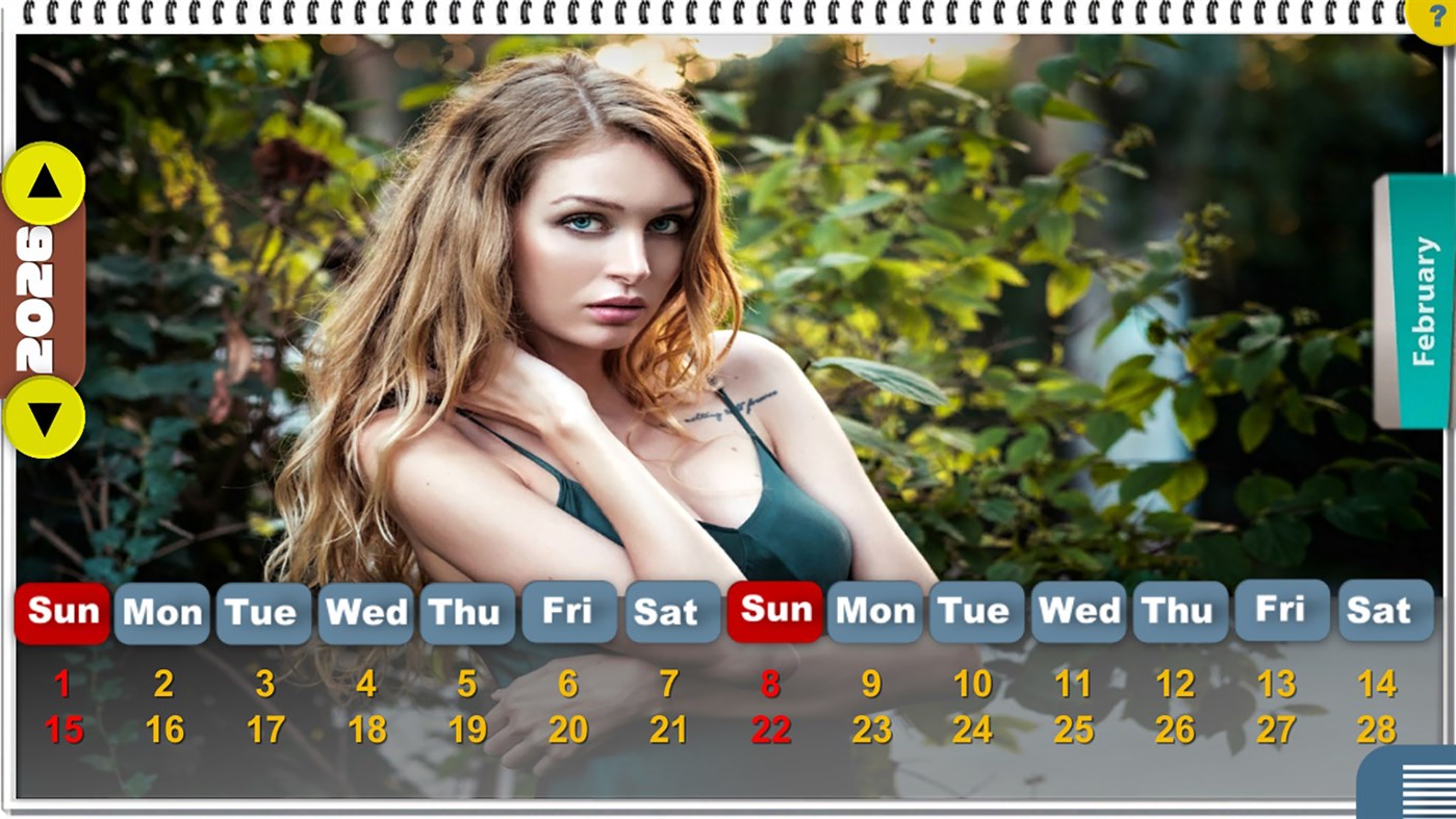 #6. Gorgeous Beauties Calendar[HD+] (Windows) Von: U'Technologies