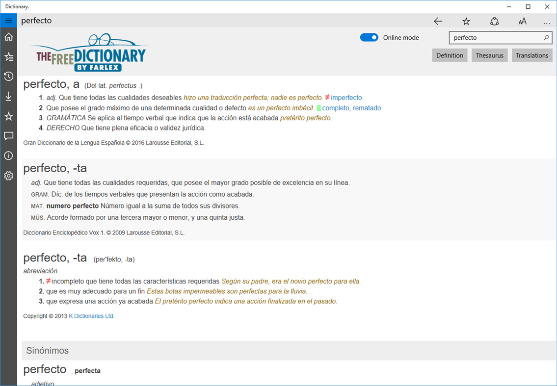 #5. Dictionary. (Windows) Von: Farlex