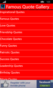 Famous Quote Gallery screenshot 2