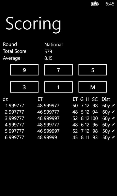 Archery Round Scorer Screenshots 2