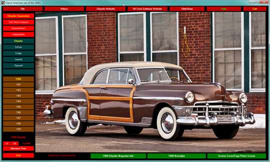 Classic American Cars of the 1950s screenshot 1