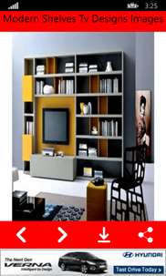 Modern Shelves Tv Designs Images screenshot 4