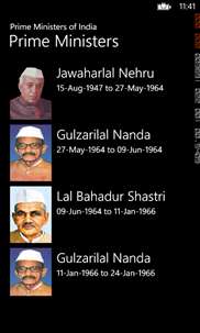 Prime Ministers of India screenshot 1