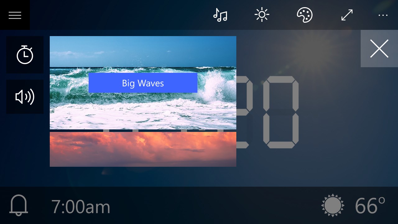 Captura de Pantalla 9 Alarm Clock HD + windows