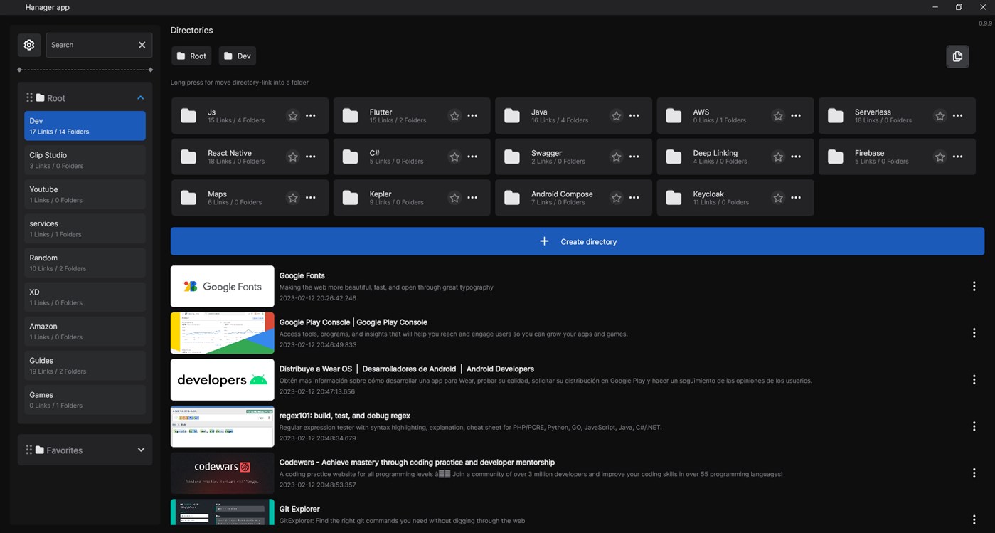 #1. Hanager (Windows) Ved: Acarye
