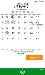 Loto Piyango screenshot 2