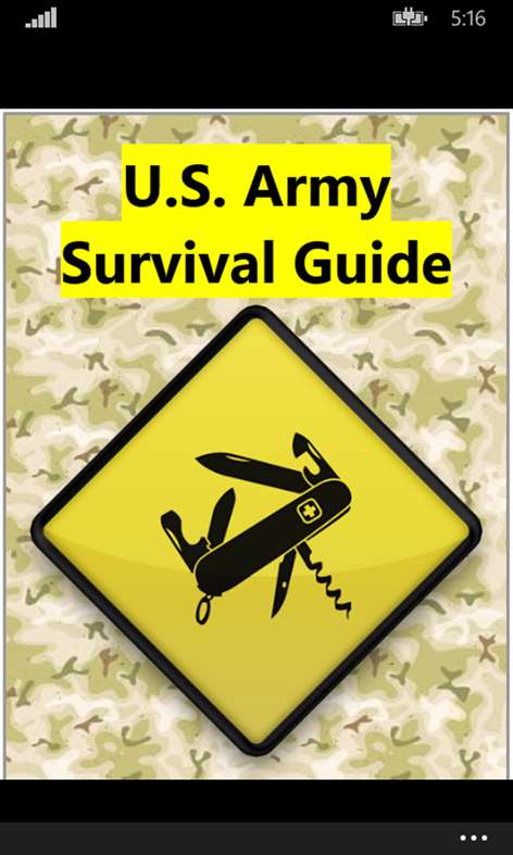 U.S Army Survival Guide Screenshots 1