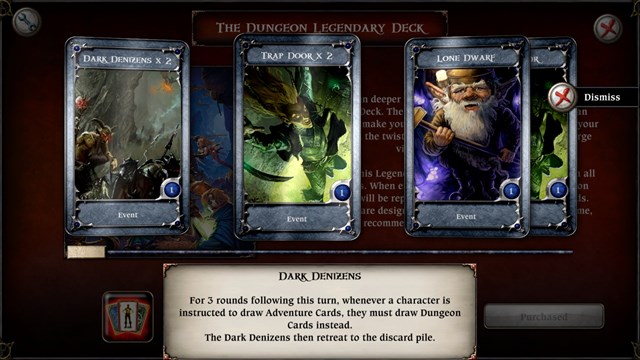 Talisman: Digital Edition - The Dungeon Expansion: Legendary Deck screenshot 1
