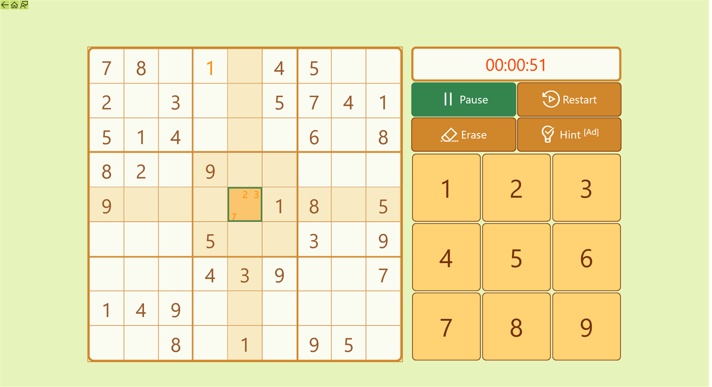 #3. Sudoku [Lite] (Xbox) Ved: GCGCSOFT