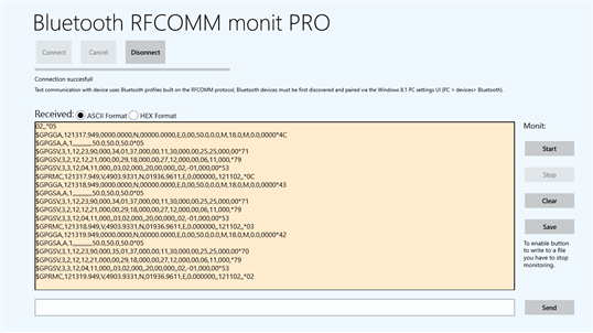 Bluetooth comm Pro screenshot 1