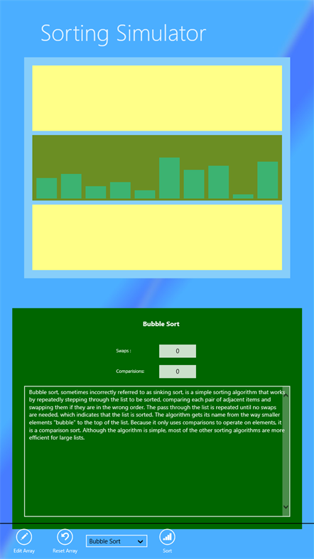 #6. Sorting Simulator (Windows) Podle: SanjayT