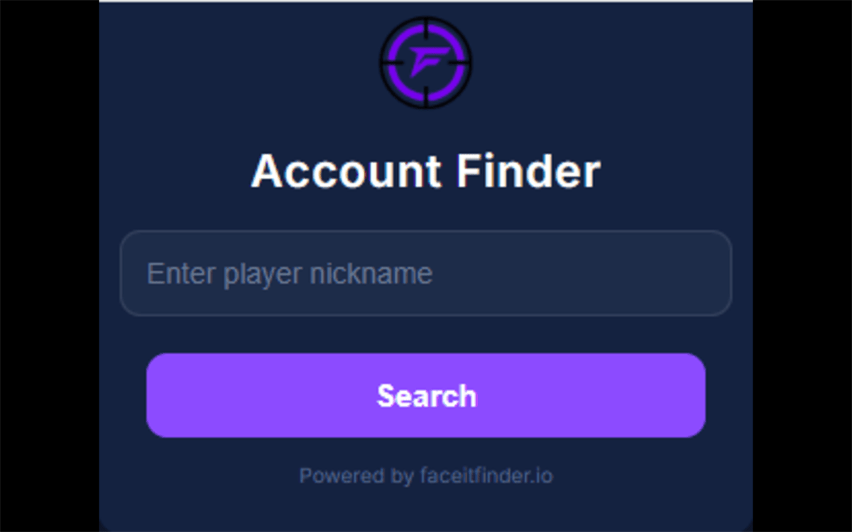Faceit Account Finder