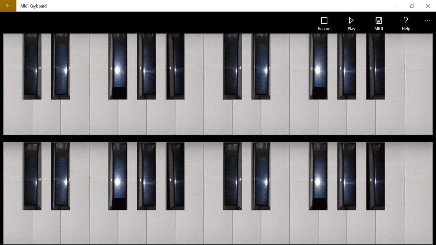 #4. MIDI Keyboard (Windows) By: SoundDesigner