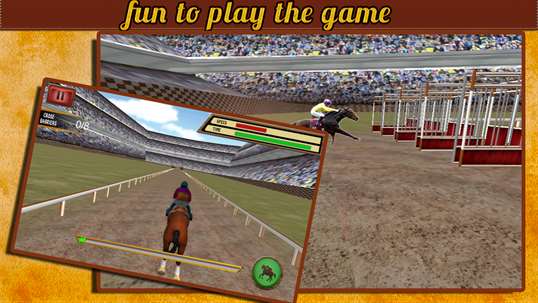 Black Horse Jumping Racing 3D screenshot 5