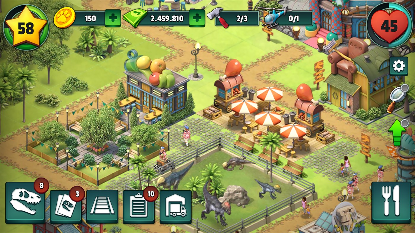 #7. Jurassic Dinosaur: Dino Game (Windows) Bởi: Sparkling Society Games B.V.