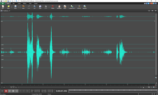WavePad Audio Editor Free screenshot 1