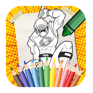 The power rangers Coloring
