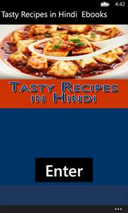 Tasty Recipes in Hindi  Ebooks screenshot 1