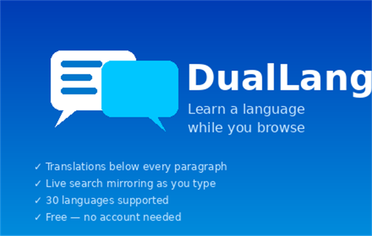 DualLang — Language Immersion Overlay